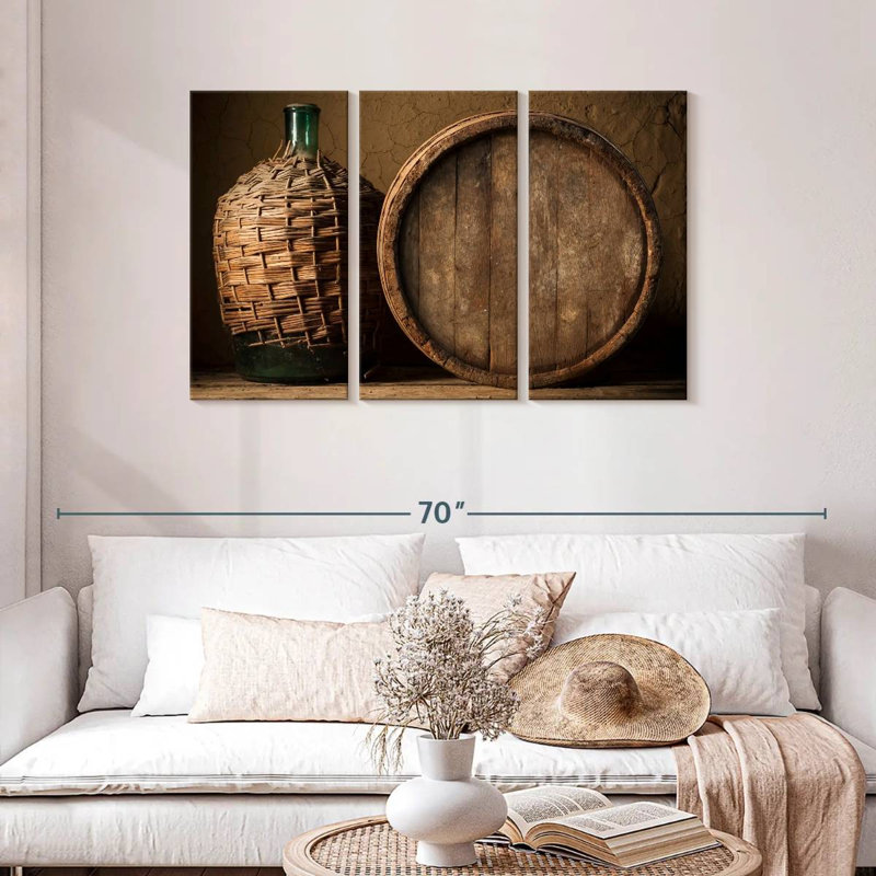 Yarlin Old Wine Barrel, 28" H x 45" W