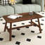 Table basse rectangulaire moderne avec table basse Mid-Century en bois massif pour le salon-1183760197
