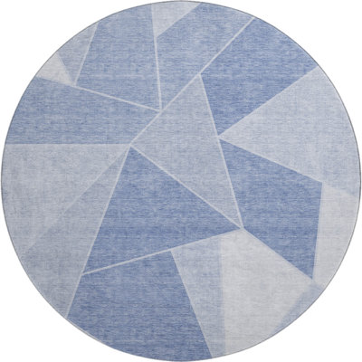 Premium Machine Washable Mayfield AMF636 Geometric Rug