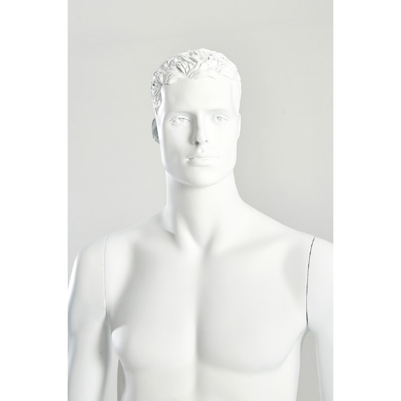Heraclio People Statue, White