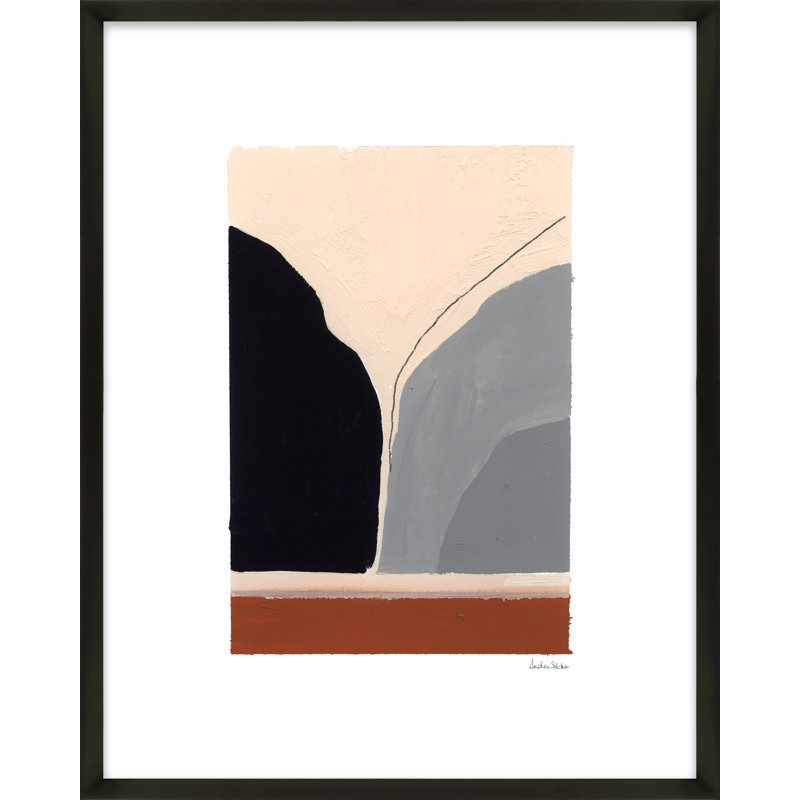 Transcendence 1 Print by Andrea Stokes, 25" H x 20" W x 1.25" D, Black Wood