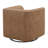 Polyester Swivel Barrel Chair, Set Of 2