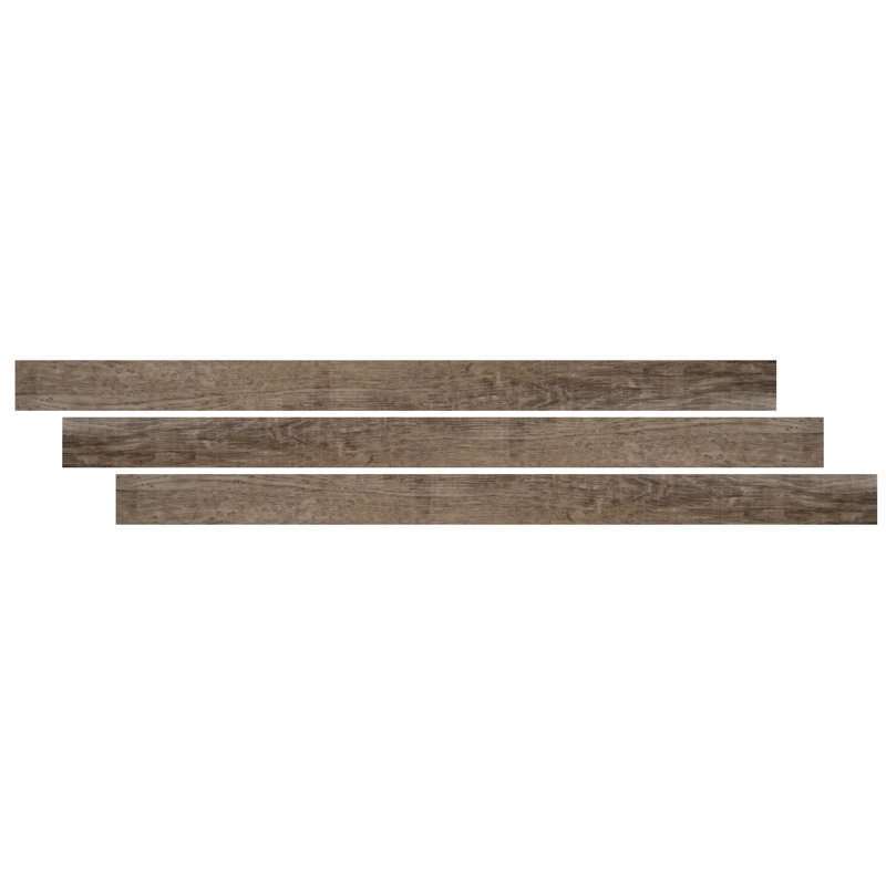 Garniture de plancher quart de rond récupéré T 0,75 po x L 94 po x l 0,63 po, Pacane récupéré