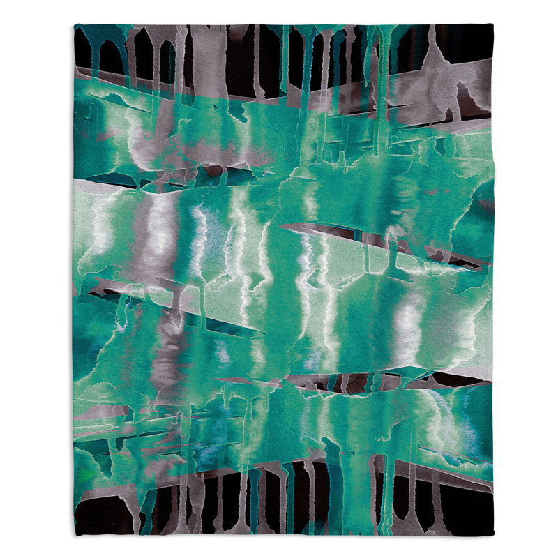Hand Woven Throw Blanket, 68" W x 80" L