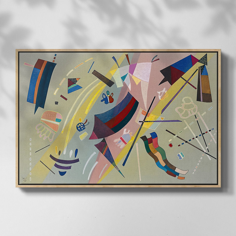Impression III (concert), 1911 - Toile tendue avec châssis Wassily Kandinsky, 24 po x 36 po, Naturel