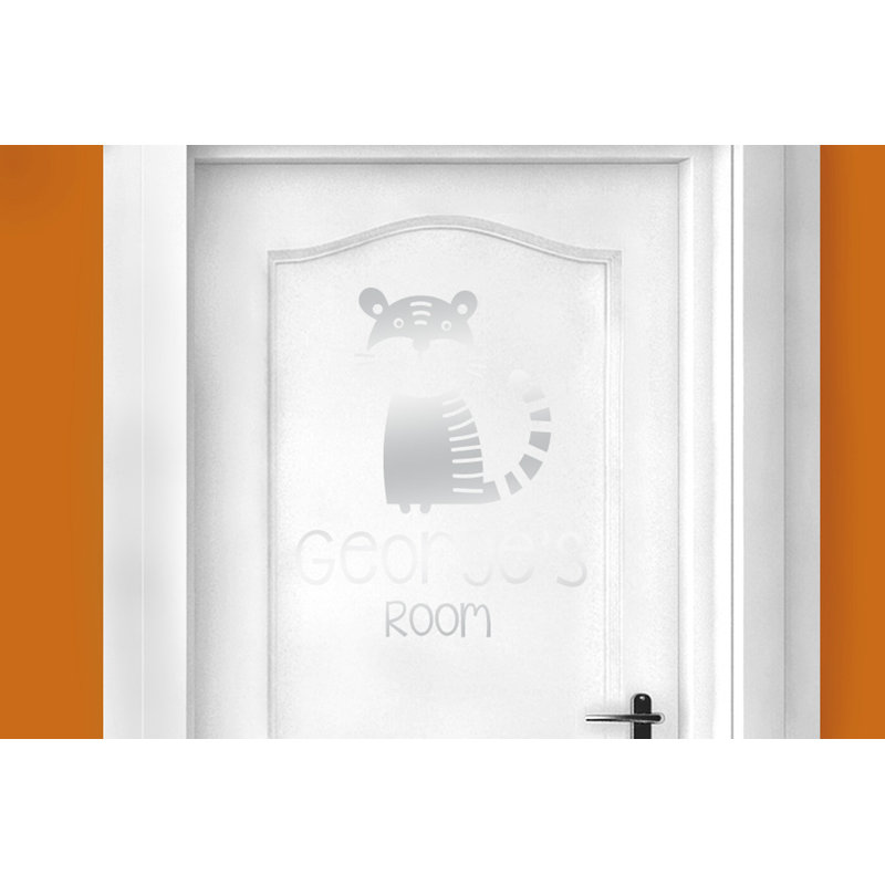 Animals Wall Decal, Shiny Silver