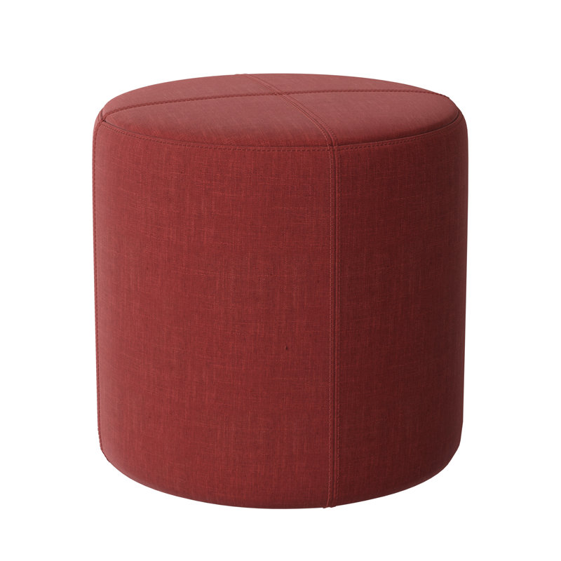 Porthleven Upholstered Ottoman, Lena Mahogany