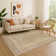 Premium Machine Washable Lubbers AMF1726 Geometric Rug