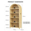 175cm H x 75cm W Bookcase with Tri-Color Sensor Light-750918705