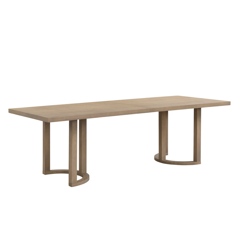 Harlan Rectangular Dining Table, 30" H x 95" L x 39" W, Natural Ash