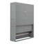 Lit escamotable mural avec tablettes Murphy