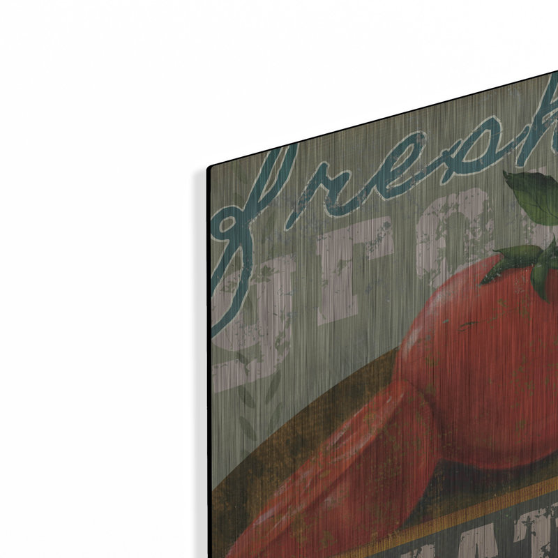  «Farm Fresh 2» par Fiona Stokes-Gilbert, art mural en métal, H 12 po x l 12 po