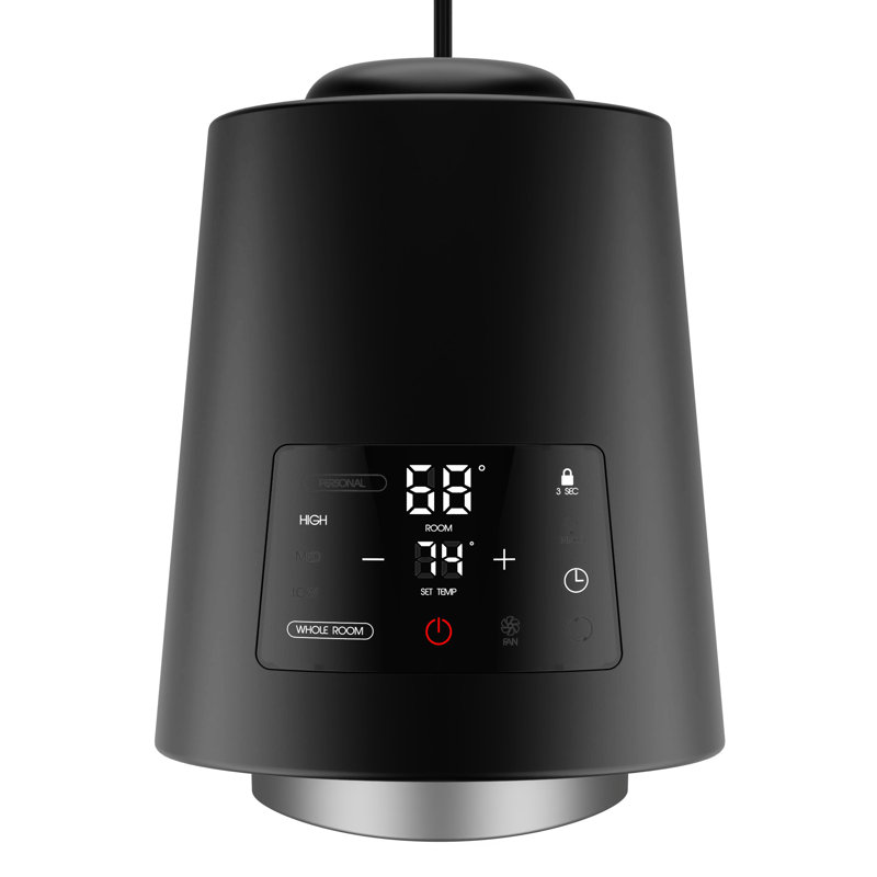 Vc-02 Ceramic Heater In Black