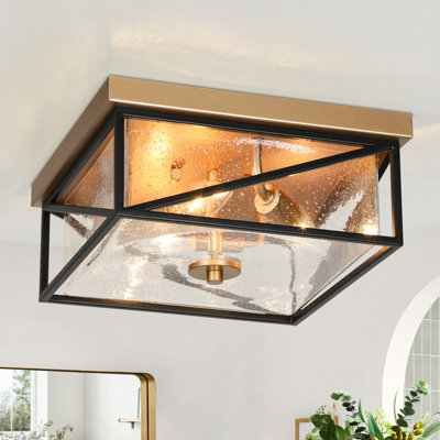 Deanna Glass Flush Mount