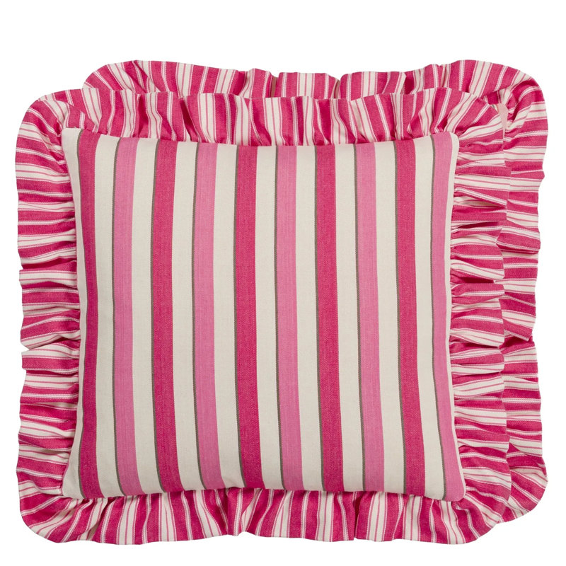 Burlington Decorative Pillow, Fuchsia