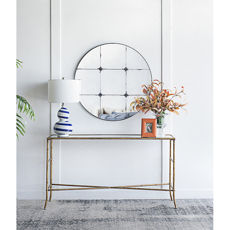 Miroir mural traditionnel de style traditionnel, décoration murale