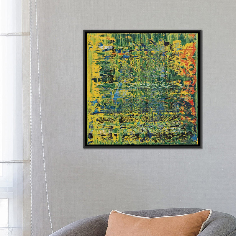 «Apple Martin», reproduction sur toile, H 18 po x l 18 po x P 1,5 po, Toile encadrée noire, Pas de tapis