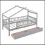 Lit en bois avec deux tiroirs-602569204