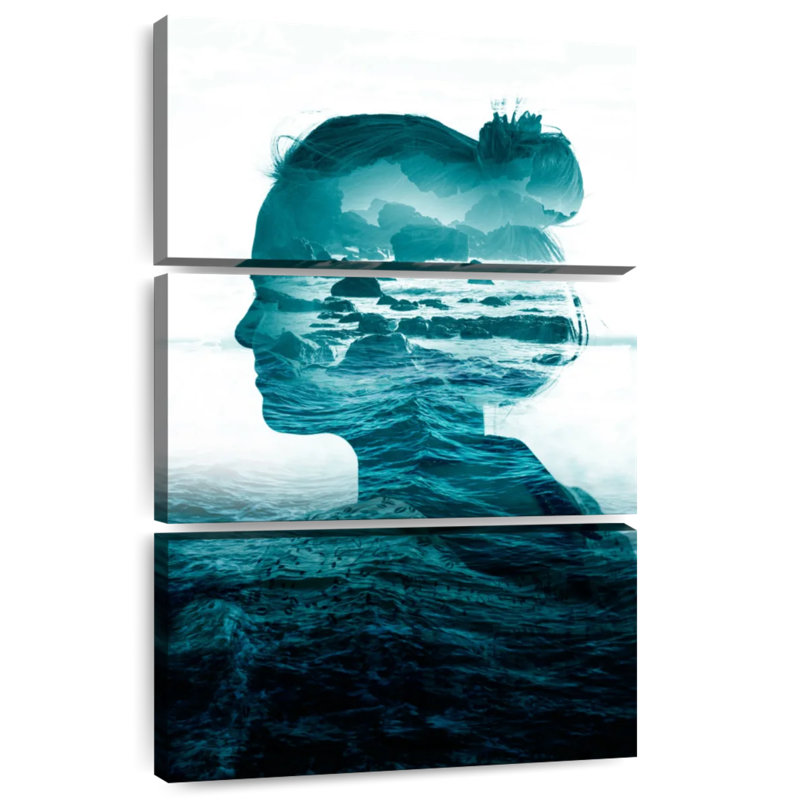 Leisha The Sea Inside, 65" H x 42" W