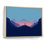 «Man Alone On A Bold Landscape Sunrise On», reproduction sur toile