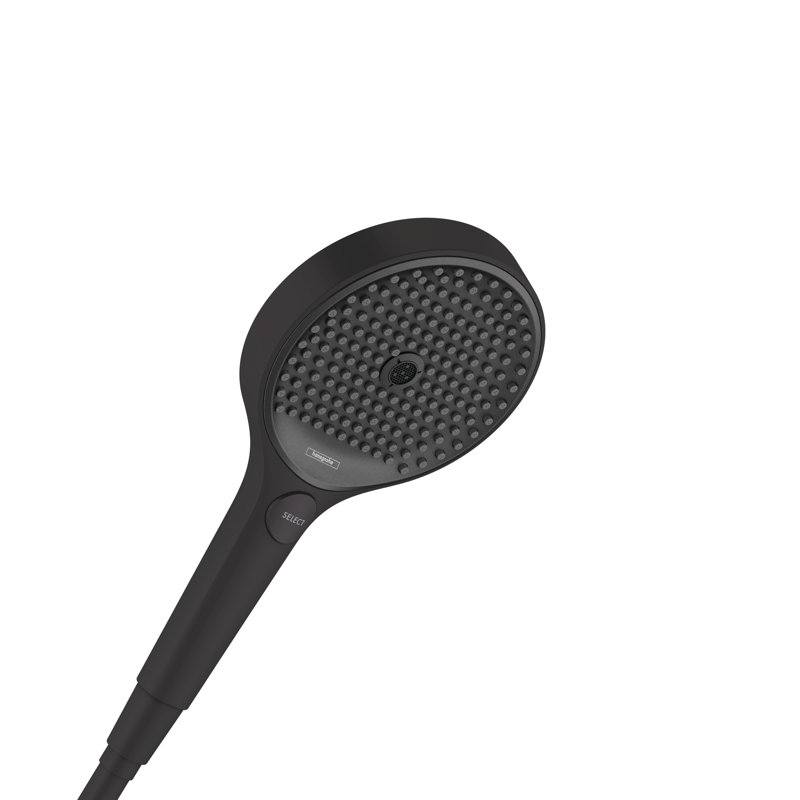 Hansgrohe Rainfinity Handheld 3-Jet Showerhead 130, Matte White, 1.75 GPM