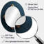 Miroir mural ovale grand format sur support métallique « Retro Diamond Geometry in Blue And Gold I »-79520111