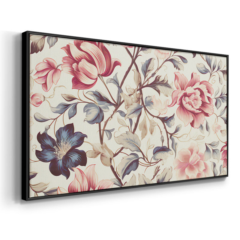 Botanical Series-CD XXVII - Toile tendue avec châssis encadré - Prêt à être accroché