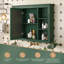Armoire de rangement murale moderne avec miroir et 6 tablettes ouvertes, parfaite pour les salles de bain organisées et élégantes.-1251346325-1251346320
