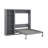 Queen Size Murphy Bed Wall Bed With Shelves-1653235733-1653235730