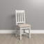 Windsor 50.5cm H Fabric Upholstered Slat Back Side Chair-114208357