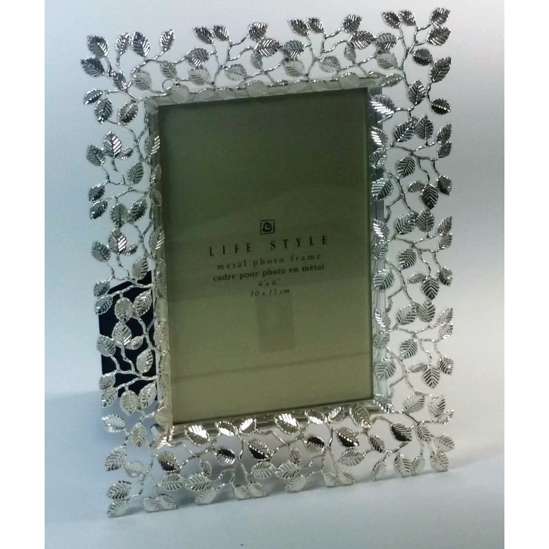 Alexandria Silver Metal Gilded Picture Frame