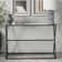Sabrina 45'' Glass Top Console Table