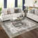 Oriental Machine Washable Rug with Rubber Backing for Living Room Vintage Non-Slip Dining Room Rug Easy-Cleaning Floor Carpet for Bedroom Office Nursery Playroom