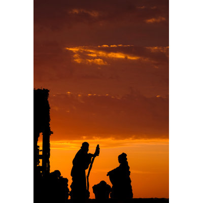 Christmas Dawn 1 Piece Wrapped Canvas Wall Art
