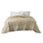 Très grande couverture en duvet synthétique avec garniture en satin taupe très grand-126144097-126144099