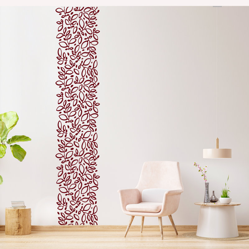 Non-Wall Damaging Wall Decal, Red