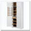 Armoire de cuisine de style campagnard de 78,2 po de hauteur avec 8 tablettes de porte, armoire de rangement avec 4 tablettes réglables, tiroir caché-1238051002