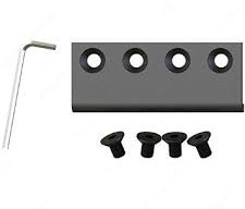 Black Steel Track Connector