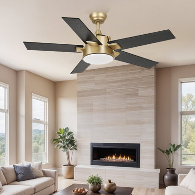 Latrisha 52'' Ceiling Fan with LED Lights