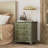 Farmhouse 3 Drawer Nightstand With Curved Front-1049960807