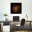 «Red Poppy», art mural contemporain abstrait-1227736983