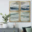 Tumultous Indigo I - ensemble de 4 reproductions d'art sur toiles-60147496-60147497