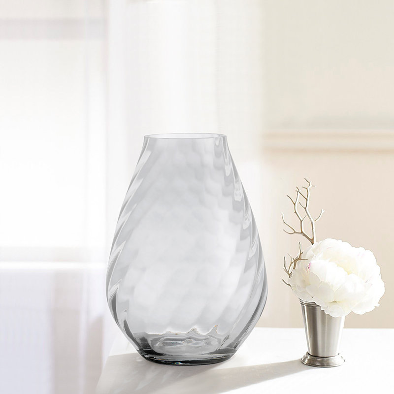 Large Lena Bowl, Smoke , 13" H x 8" W x 8" D