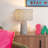 Bertie Leopard Print Full Fabric Table Lamp with LED Bulb
