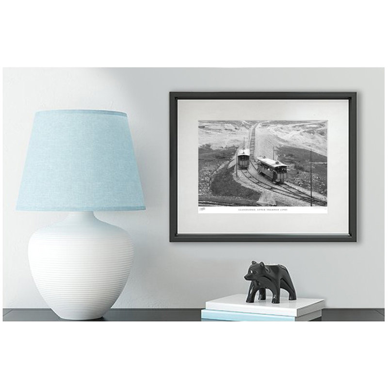 Llandudno, Upper Tramway C1905 - Single Picture Frame Print, 60cm H x 80cm W x 2.3cm D