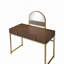 Coiffeuse Coleen avec miroir et plateau à bijoux (tabouret non inclus)