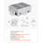 Commercial Food Warmer 6-Pan 1500W Countertop Buffet Bain Marie with Lid