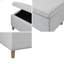 Banc de rangement rectangulaire à fermeture douce