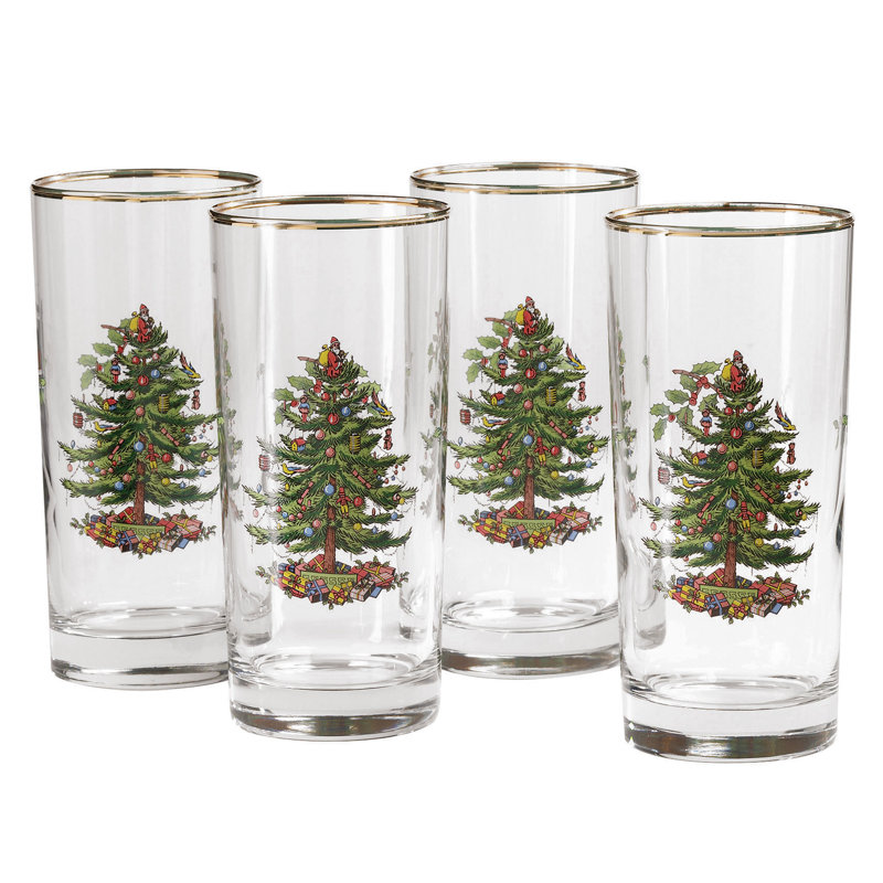 Spode, Christmas Tree - Highball Glasses