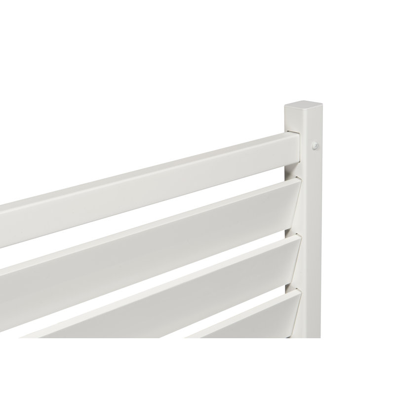 44in H x 36in W White Vinyl Louvered Privacy Screen Panels